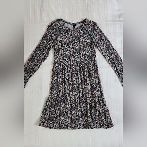 Girls Size 10/12 Long Sleeve Floral Dress